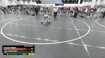83 lbs Cons. Round 4 - Julian Medina, Bolingbrook Junior Raiders Wrestling Club vs Jay McQuiston, CRWC