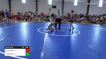 100 lbs Prelims - Presley Johnson, Thoroughbred vs Thomas J Verrette, Toss Em Up