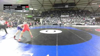 Boys 4A 144 lbs Champ. Round 1 - Henry Feduff, Issaquah vs Keldy Granados, Kamiakin