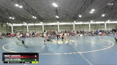 130 lbs Round 1 (4 Team) - Trexton Harned, Sublime Wrestling Academy vs Brody Donohoo, Homedale Wrestling Club