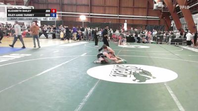 116A lbs Rr Rnd 1 - Elizabeth Bailey, Journeymen vs Riley-anne Tarmey, Doughgirls