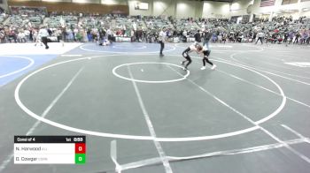 86 lbs Consi Of 4 - Nixon Harwood, All In Wr Acd vs Draven Cowger, Corning PAL