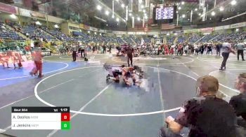 114 lbs Quarterfinal - Anselmo Deollos, Nebraska Elite vs Jack Jenkins, Matpac WC