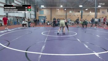 285 lbs Cons. Round 5 - Savion Galloway, Evergreen State College vs Hayden Martin, Eastern Oregon University