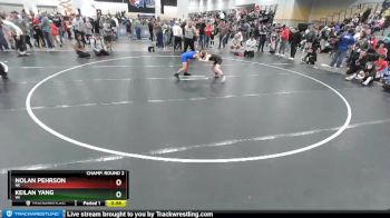 74 lbs Champ. Round 2 - Keilan Yang, WI vs Nolan Pehrson, NE