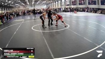 120 lbs Round 2 - Rafael Andres Juarez, Vici Wrestling Club vs Anika Lair, Tiger`s Den Wrestling Club