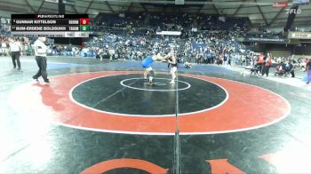 Boys 4A 150 lbs Cons. Round 3 - Gunnar Kittelson, Battle Ground vs Bum-Erdene Boldsukh, Tahoma