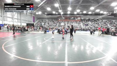 71.1-74.2 lbs Champ. Round 1 - Isabella Almaguer, Victory Wrestling-Central WA vs Aria Paradise, Merrillville Pirates Wrestling Club