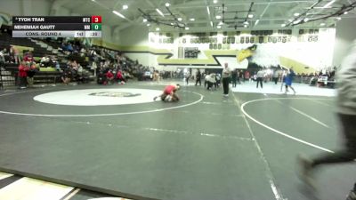 146 lbs Cons. Round 4 - Tyoh Tran, Mt Carmel vs Nehemiah Gautt, Mira Mesa