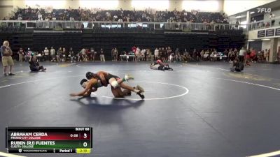 141 lbs Champ. Round 2 - Abraham Cerda, Fresno City College vs Ruben (rj) Fuentes, Cuesta College