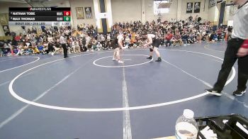 215 lbs Semifinal - Nathan Tobe, Wayland vs Max Thomas, Gloucester