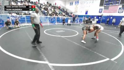 115 lbs 3rd Place Match - Olivia Valenzuela, Esperanza vs Siena Antonio-Hopkins, Camarillo