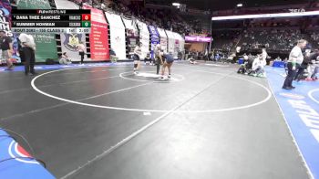 155 Class 2 lbs Champ. Round 1 - Dana Thee Sanchez, Francis Howell Central vs Summer Hohman, Seckman