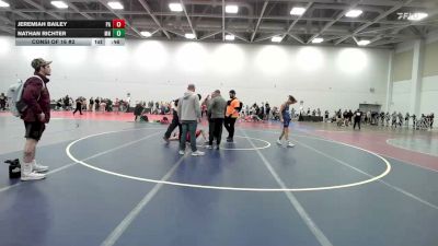 132 lbs Consi Of 16 #2 - Jeremiah Bailey, PA vs Nathan Richter, MN