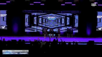Cheer Factor - FIGMENT [2026 L1 Tiny Day 3] 2026 Spirit Fest Grand Nationals
