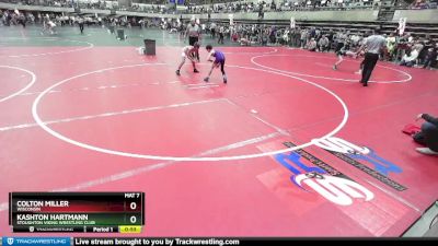 80 lbs Quarterfinal - Colton Miller, Wisconsin vs Kashton Hartmann, Stoughton Viking Wrestling Club