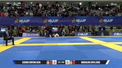 Magdalena Zofia Loska vs Izadora Cristina Silva 2025 European Jiu-Jitsu IBJJF Championship