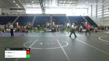 132 lbs Semifinal - Ricardo Muniz, Fight Syndicate vs Dylan Mann, Warhawks