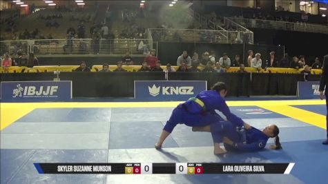 Lara Oliveira Silva vs Skyler Suzanne Munson 2025 Pan Jiu Jitsu IBJJF Championship