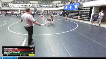 125 lbs 5th Place Match - Aaron Knetter, Crass Trained vs Levi Krautkramer, Marathon