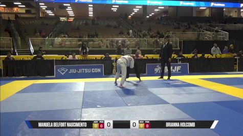 Brianna Holcomb vs Manuela Belfort Nascimento 2025 Pan Jiu Jitsu IBJJF Championship