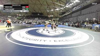 Boys 1A 150 lbs Champ. Round 1 - Erick Diaz, Granite Falls vs Gage Pucket, Chelan