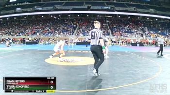 D3-165 lbs Quarterfinal - Tyler Schofield, Olivet HS vs Brad Meyers, Portland HS