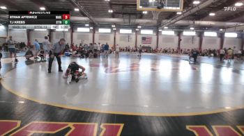 155 lbs Round 2 (12 Team) - Ethan Aftewicz, Mat Assassins Black vs T.J Krebs, Steller Trained Thorn