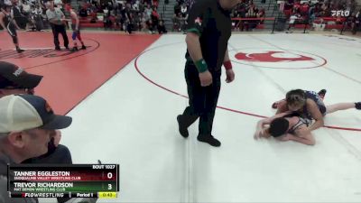 115 lbs Quarterfinal - Trevor Richardson, Mat Demon Wrestling Club vs Tanner Eggleston, Snoqualmie Valley Wrestling Club