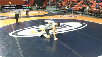 3A 190 lbs Champ. Round 1 - Beau Walker, Elmhurst (York) vs Colton Zvonar, Frankfort (Lincoln-Way East)