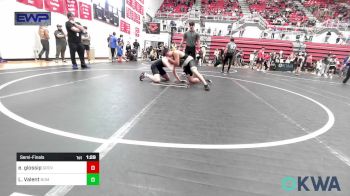 155 lbs Semifinal - Eathan Glossip, Grover Rains Wrestling Club vs Logan Valent, Team Nomad