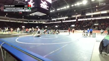 150 lbs Champ. Round 2 - Christopher Garza Jr, Wapato vs Waylon Hoyt, South Kitsap