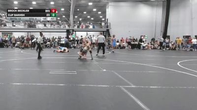 126 lbs Quarterfinals (8 Team) - Brock Beckler, Team Shutt GT vs Clif Bakhsh, Steller Trained Seripas