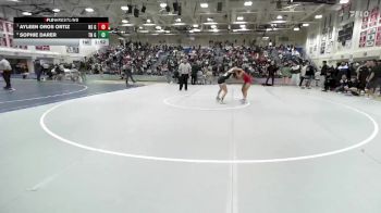 Girls 110 lbs Quarterfinal - Ayleen Oros Ortiz, North Salinas Girls vs Sophie Darer, Terra Nova&nbsp;Girls