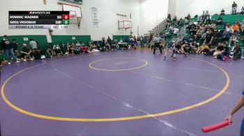 126 lbs Round 4 (6 Team) - Greg Vrooman, DouglasWY vs Dominic Wagner, Rock Springs