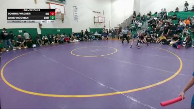 126 lbs Round 4 (6 Team) - Greg Vrooman, DouglasWY vs Dominic Wagner, Rock Springs