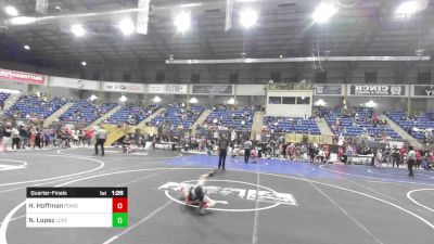 57 lbs Quarterfinal - Harold Hoffman, Pomona Elite vs Nico Lopez, Lopez Wrestling Inc