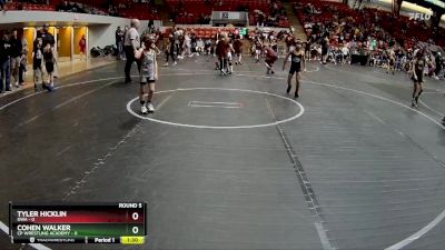 48 lbs Round 5 (8 Team) - Cohen Walker, CP Wrestling Academy vs Tyler Hicklin, DWA