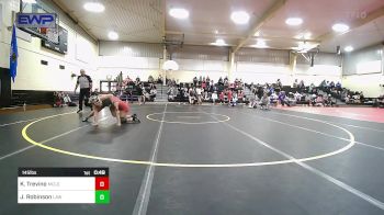 145 lbs Consi Of 4 - Kya Trevino, McLoud vs Jayla Robinson, Little Axe Womens Wrestling