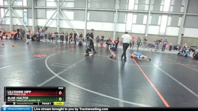 60-62 lbs Round 3 - Elise Maltos, Victory Wrestling-Central WA vs Lillyanne Hipp, Toro World Club