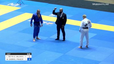 MATHEUS GABRIEL PINHEIRO BARROS vs LUCAS SETTE C. VALENTE TOBIAS 2021 World Jiu-Jitsu IBJJF Championship