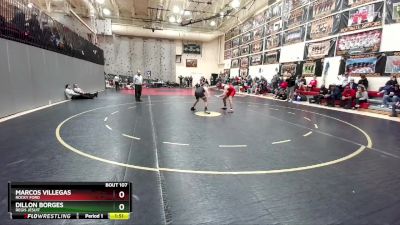 160-161 lbs Round 2 - Dillon Borges, Regis Jesuit vs Marcos Villegas, Rocky Ford