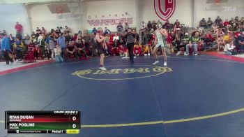 120 lbs Champ. Round 2 - Max Pogline, Falcon vs Ryan Dugan, Durango