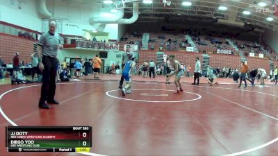 106 lbs Quarterfinal - Diego Yoo, HSE Wrestling Club vs Jj Doty, Red Cobra Wrestling Academy