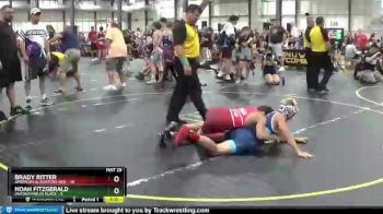 107 lbs Round 2 (6 Team) - Noah Fitzgerald, Untouchables Black vs Brady Ritter, American Gladiators-Red