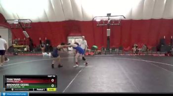 110-111 lbs Round 2 - Brennan Geers, CR Washington vs Thai Yang, Wausau West