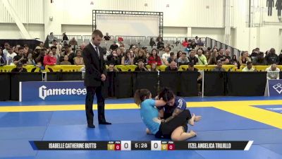 Itzel Angelica Trujillo vs Isabelle Catherine Butts 2025 World IBJJF Jiu-Jitsu No-Gi Championship