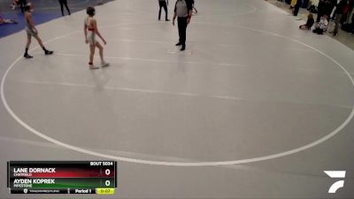 84C Quarterfinal - Ayden Koprek, Pipestone vs Lane Dornack, Chatfield