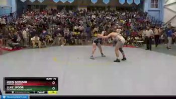 152 lbs Quarterfinal - John Antonio, Caravel Academy vs Luke Spoor, Delaware Military Academy