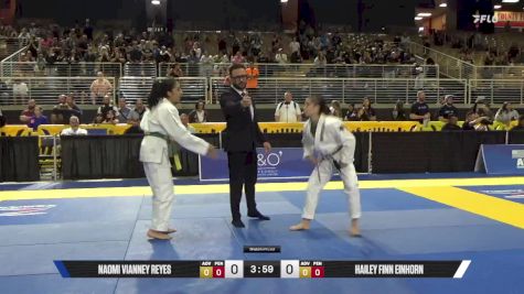 Hailey Finn Einhorn vs Naomi Vianney Reyes 2025 Pan Kids Jiu-Jitsu IBJJF Championship